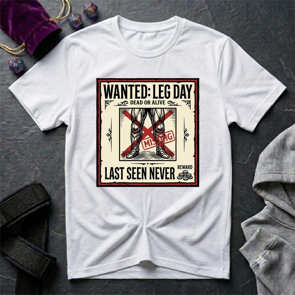 Wanted Leg Day T-Shirt