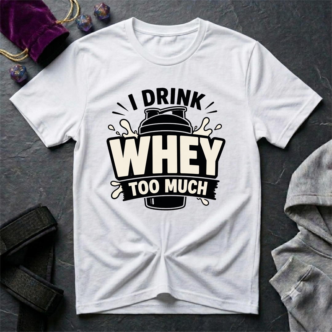 I Drink Whey Too Much T-Shirt
