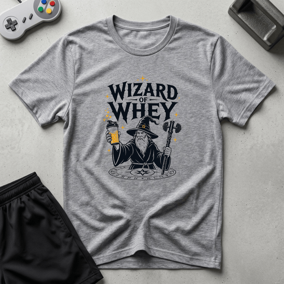 Wizard of Whey T-Shirt - Sport Grey