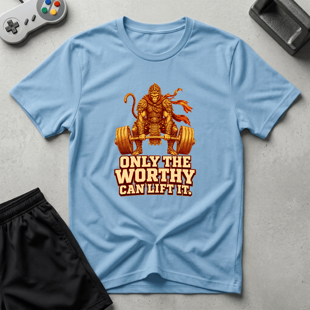Worthy Warrior T-Shirt - Light Blue